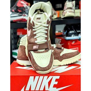 Nike Air Trainer 1 Valentine's Day 1 Suede Dark Pony Red  DM0522-201 Men's Sz 13
